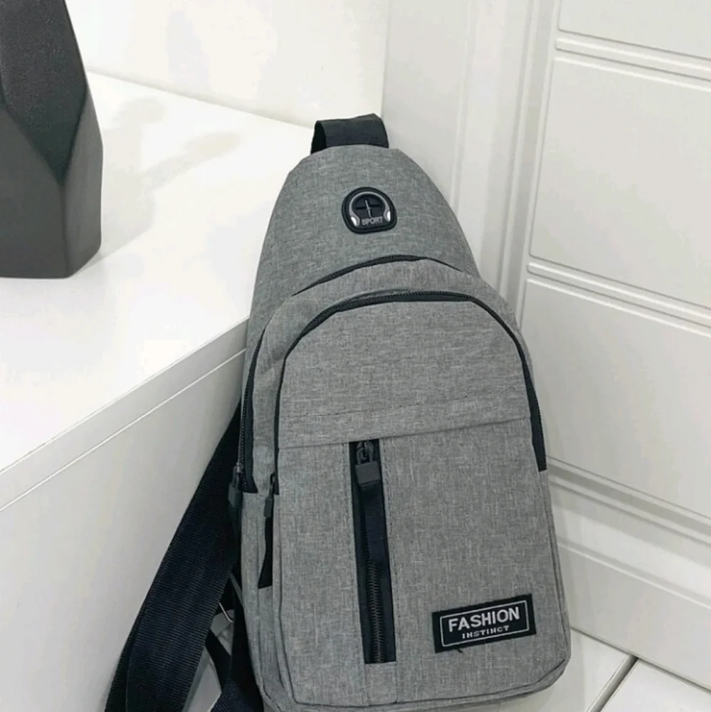 1pc Messenger Bag Men's Oxford Bag Sling Purse Multi-Functional Sports Leisu